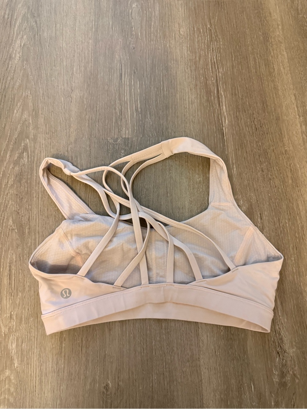Lululemon pale pink strappy sports bra - Picture 2 of 2